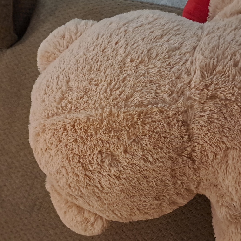 Giant Stuffed I Love U Teddy Bear - Picture 6 of 9